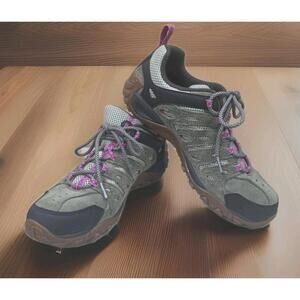 Merrell Vent Low Hiking Outdoor Shoes Women's Sz 10 Green Leather J135472